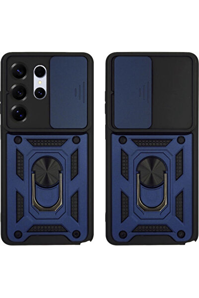 Other Θήκη Τηλεφώνου Ring Armor Campro Sonique για Samsung Galaxy S26 Ultra Μπλε