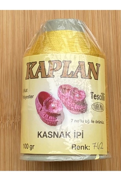 Kaplan 9-Ply 100 Gr Polyester Takke Patik or Çetik, Shawl, Pulley Knitting Rope