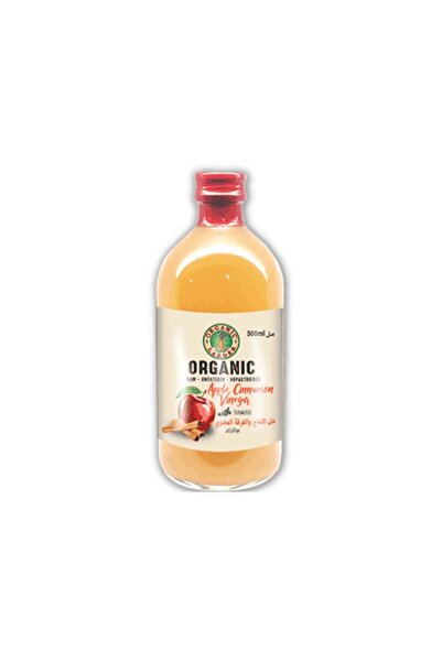 Organic Larder VINEGAR APPLE CINNAMON (500ML)