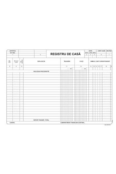 OEM Rolă de casă - model 2, A4, hârtie offset 60 g/mp, 1 copie, 100 de coli