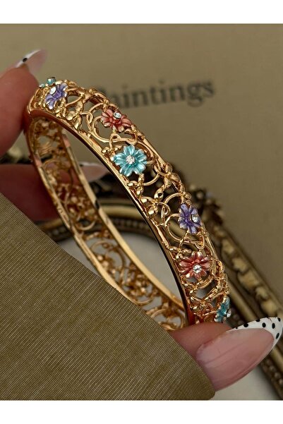lumirajewel baroque luxe kelepçe (neon)