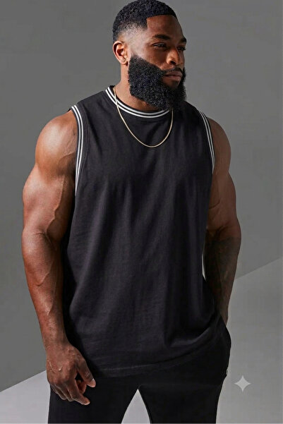 Cool mans Men's Ribbed Premium Quality Modern Fit Sleeveless T-Shirt