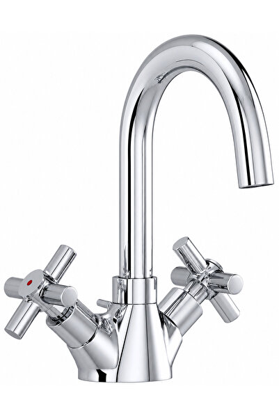 RAK KLUDI Premier X Dual Controlled Basin Mixer Dn15 With Swivel Spout