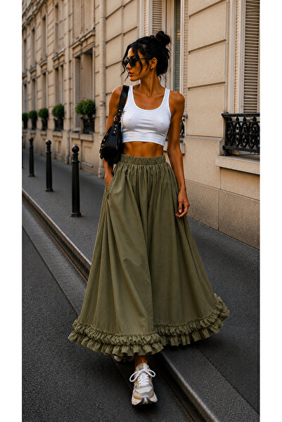 get crazy collection Firfirli Skirt with Pockets at the Bottom