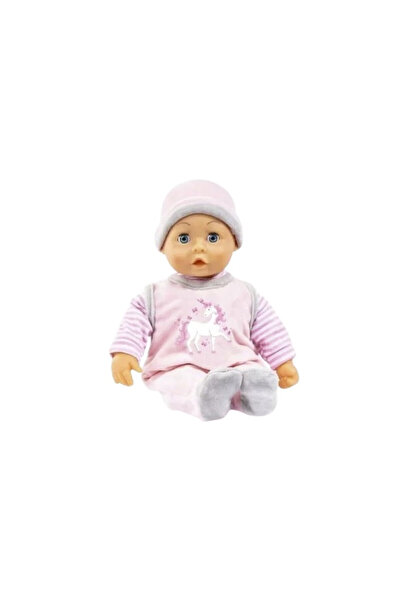 Bayer Papusa bebelus interactiv cu corp moale First Words 38 cm, suzeta si bi...