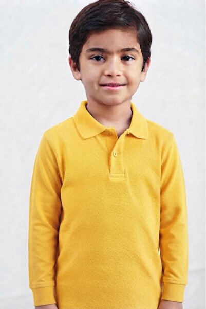 NACAR STORE Children's Unisex Cotton Polo Collar Long Sleeve School T-Shirt (...