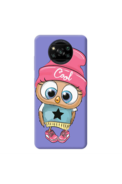 Other Xiaomi Poco X3 /X3 Pro Cool Star Purple Colored Silicone TPU Θήκη