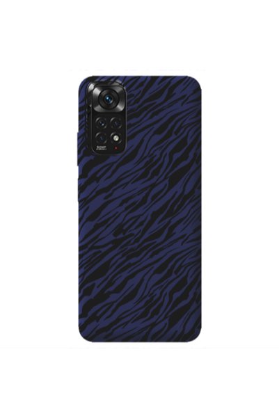 Other Xiaomi Redmi Note 11 4G Black zebra Dark blue Colored Silicone TPU Θήκη