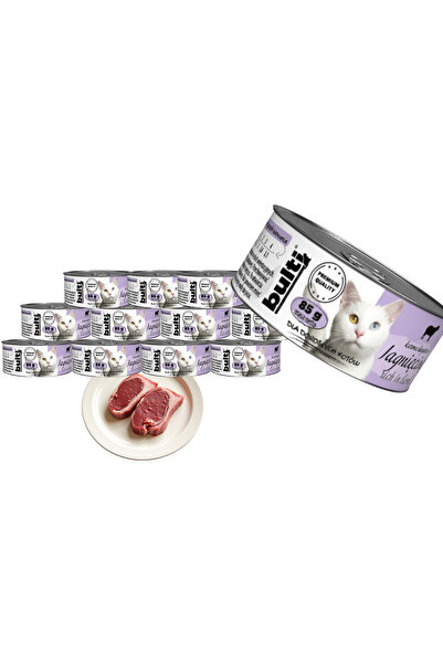 Bulti Hrană umedă pisici, Bulti, 12x85g, Carne de Miel, Pisici Adulte, Susțin...