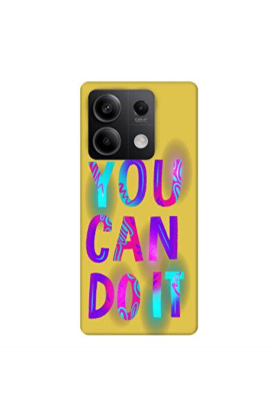 Other Xiaomi Redmi Note 13 5G You Can Doit Yellow Colored Silicone TPU Θήκη