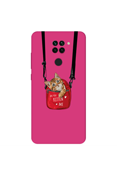 Other Xiaomi Redmi Note 9 Kitten Me Fuchsia Colored Silicone TPU Θήκη