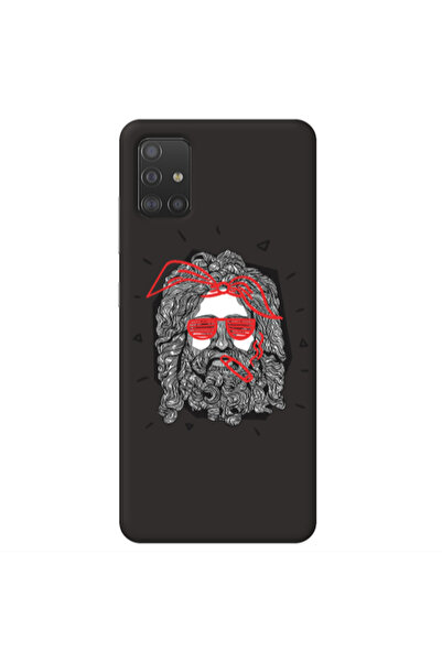 Other Samsung M31S Cool glasses Black Colored Silicone TPU Θήκη