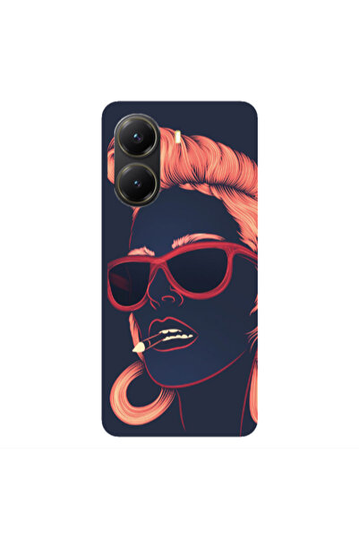 Other Xiaomi Poco X7 Pro Girl retro Transparent Silicone TPU Θήκη
