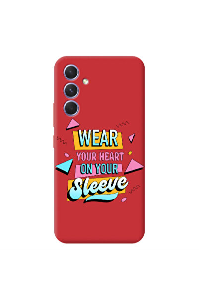 Other Samsung A26 Wear Your Heart Red Colored Silicone TPU Θήκη