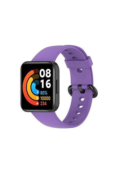 OEM Ανταλλακτικό Λουράκι Σιλικόνης Μωβ (Redmi Watch 2 Lite Realme Watch 2)