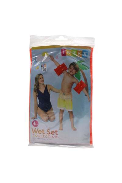 Intex , Large Orange Inflatable Arm Band Floaties For Early Learner Of Swimmi...
