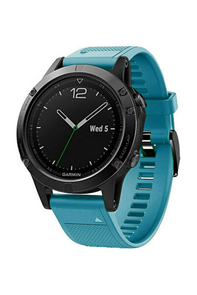 OEM Λουράκι Σιλικόνης Μπλε (Fenix 5 / 5 Plus / 6 / 6 Pro / 7 / 7 Pro / 8 (47mm))