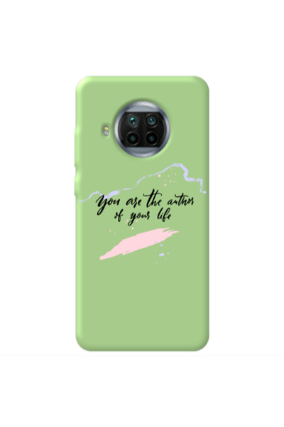 Other Xiaomi Mi 10T Lite You are the authors Light Green Colored Silicone TPU...