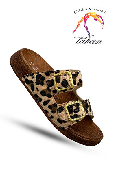 sermoda Double Buckle Women's Slippers - Comfortable and Flexible Sole with A...