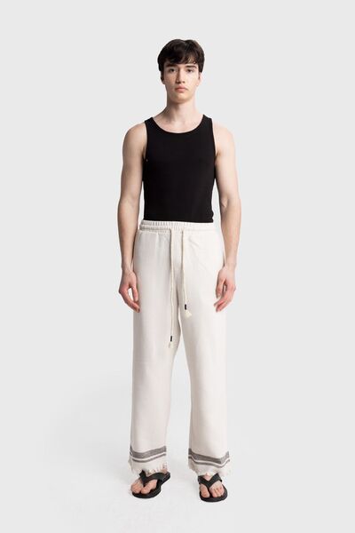 Hiccup GIESTO Pantaloni bărbătești din bumbac, tricot