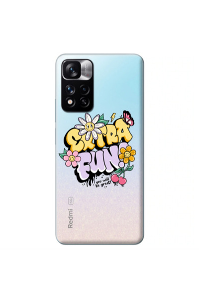 Other Xiaomi Redmi Note 11 Pro 5G Extra Fun Transparent Silicone TPU Θήκη