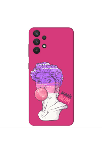 Other Samsung A32 4G Pin Bubble Fuchsia Colored Silicone TPU Θήκη