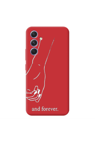 Other Samsung A54 And forewer Red Colored Silicone TPU Θήκη