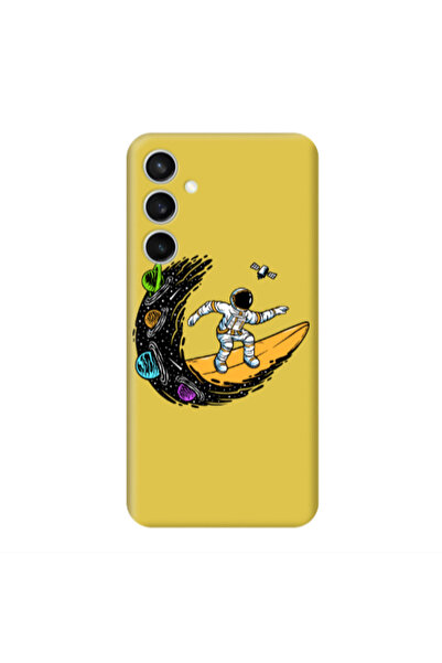 Other Samsung S24 Plus Surf in space Yellow Colored Silicone TPU Θήκη