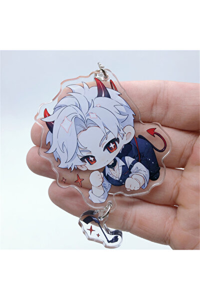 Choice1 1 Game Love and deepspace Qinche Sylus Cosplay Costumes Key Chain Key...