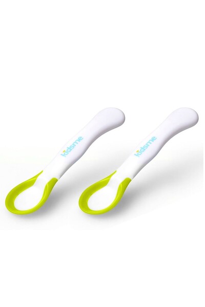 Kidsme Σετ 2 κουταλιών θερμομέτρησης Lime 6m+