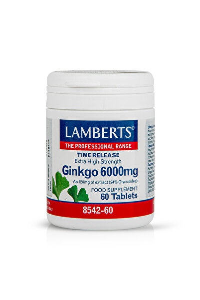 Lamberts Εκχύλισμα Γκίνγκο Μπιλόμπα 6000mg 60 Ταμπλέτες