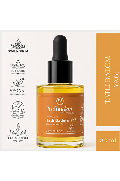 Profondeur Tatlı Badem Yağı Soğuk Sıkım %100 Saf 30 ml