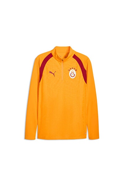 Puma قميص تدريب رجالي ضيق بفتحة سحاب من GALATASARAY
