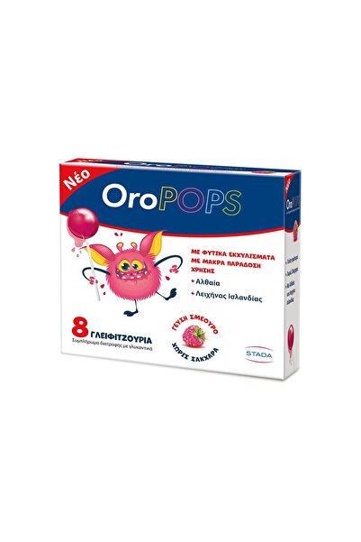 STADA Vican Oropops Γλειφιτζούρι (8 τεμάχια) - Γλειφιτζούρια για ερεθισμένο λ...