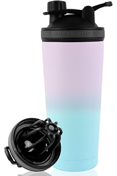 OEM Shaker pentru Proteine Bidon Sport Termic Etanș din Oțel Solid 750 ml