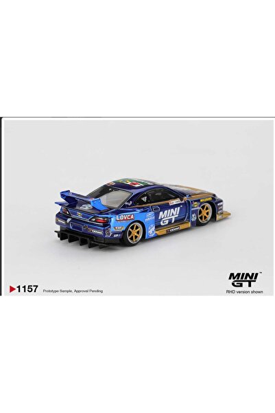 mini gt نموذج سيارة نيسان LB-Super Silhouette S15 SILVIA طراز 1/64 من فريق ليبرتي ووك 2025 فورمولا دريفت MGT01157