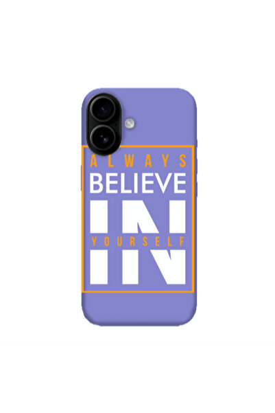 Other Apple Iphone 16 plus Always Belive Purple Colored Silicone TPU Θήκη