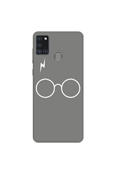 Other Samsung A21S glasses Grey Colored Silicone TPU Θήκη