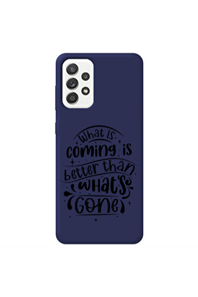 Other Samsung A23 What is coming Dark blue Colored Silicone TPU Θήκη