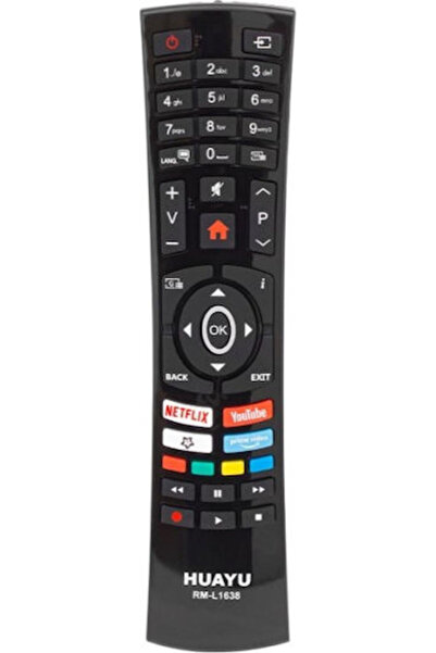 HUAYU Συμβατό Τηλεχειριστήριο RM-L1638+ για τηλεοράσεις F&U και Turbo-X
