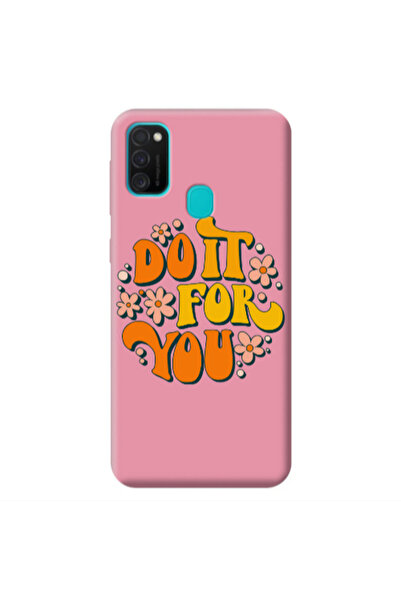 Other Samsung M21 Do it For You Pink Colored Silicone TPU Θήκη
