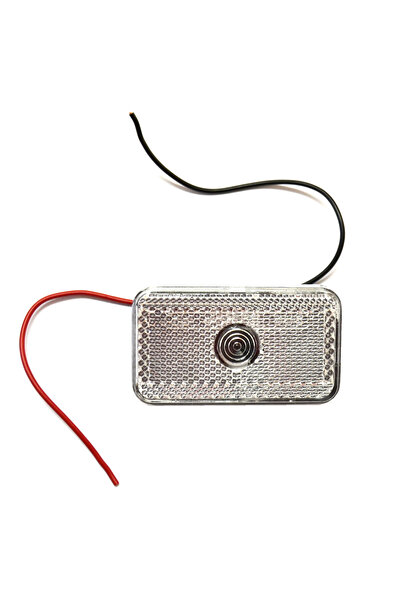RapidAuto Lampa gabarit auto 12V/ 24V, dreptunghiulara Alba , 45x80x20mm , 1 ...