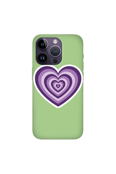 Other Apple iPhone 14 Pro Max My Heart Is Yours 2 Light Green Colored Silicon...