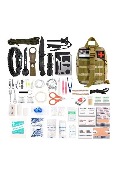 BlueFire 39 in 1 Outdoor Survival Kit & Emergency First Aid Kit with Tactical...
