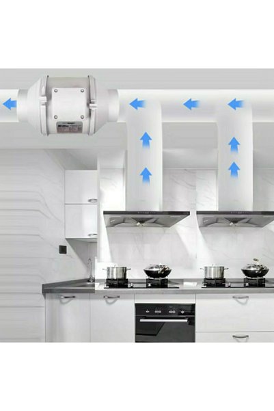 ALRAED 4" Turbo Auxiliary Suction Fan - Arab Leader