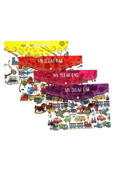 adar Dosar plastic A4 multicolor set 12 buc