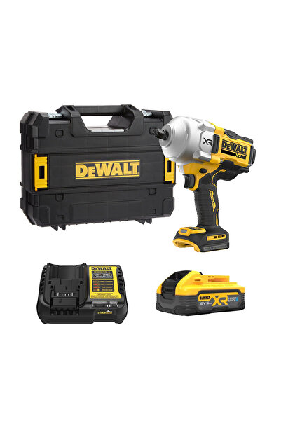 Dewalt DCF961 18V 5.0 Ah Powerstack Tek Akülü 1/2" Kömürsüz Somun Sıkma