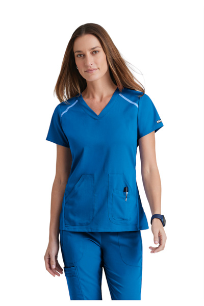 Grey’s Anatomy 7188 سكرابز إيليفيت للسيدات - مستورد، ماص للرطوبة، ذو ملمس ناع...