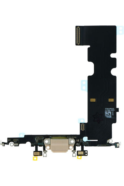 OEM Καλώδιο Flex με θύρα φόρτισης σε χρυσό χρώμα για iPhone 8 Plus.