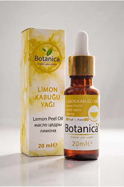 botanica زيت قشر الليمون العطري النقي 100% 20 مل - مستخلص الليمون عالي التركي...